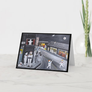 Snow Town Painting by Alfred Fox Card