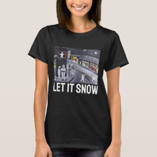 Snow Town Painting by Alfred Fox T-Shirt