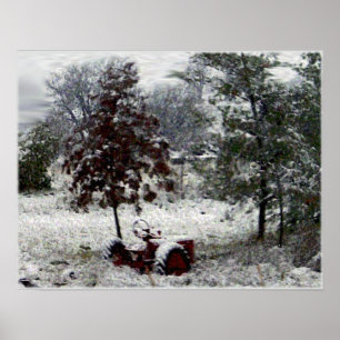 Snow Tractor Poster