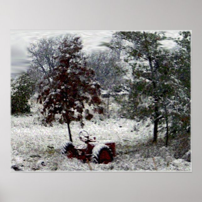 Snow Tractor Poster (Front)