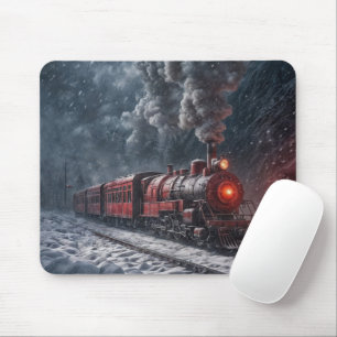 Snow Train Mouse Mat