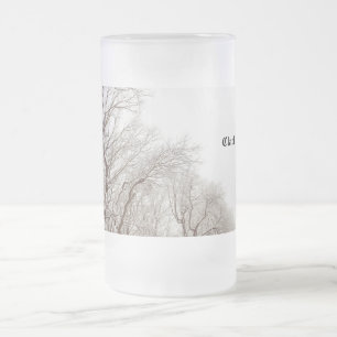 Snow Tree Frosted Mug
