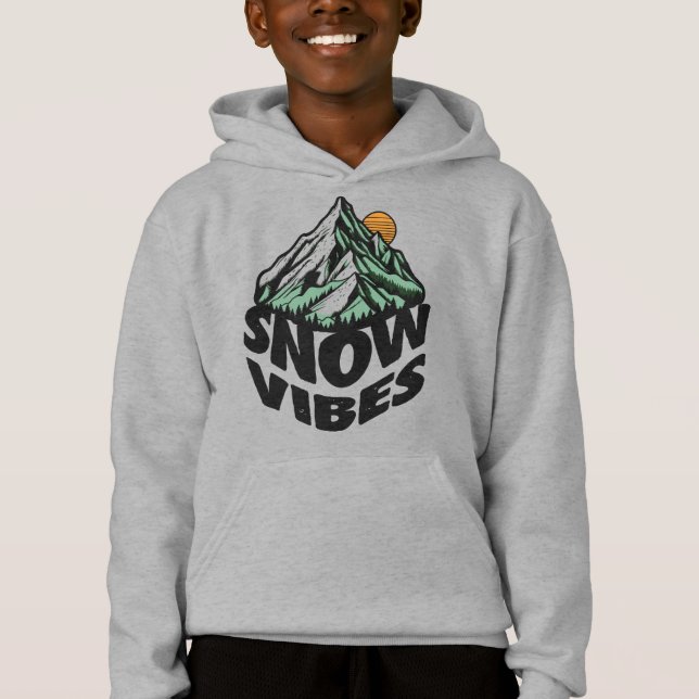 Snow Vibes Hoodie (Front)