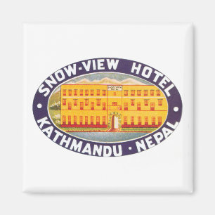 Snow View Hotel Kathmandu Nepal Magnet