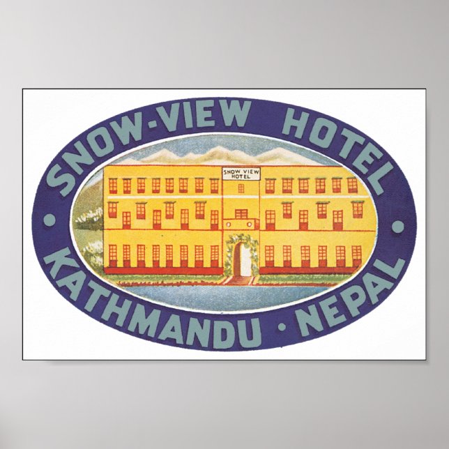 Snow View Hotel Kathmandu Nepal Poster (Front)