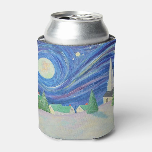 Snow Village Can Cooler (Can Front)