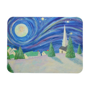 Snow Village Magnet