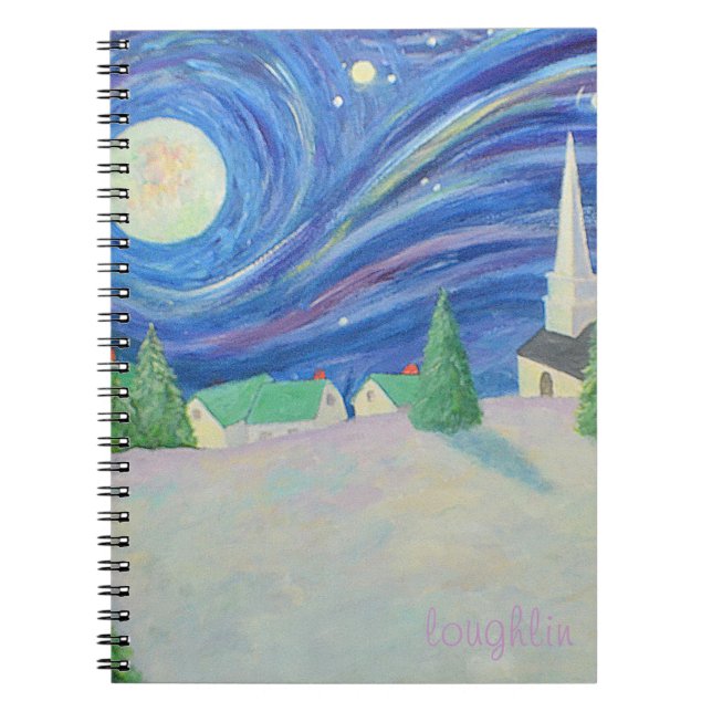 Snow Village Notebook (Front)