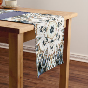 Snow Web Short Table Runner