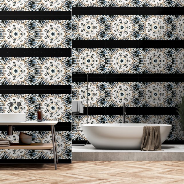 Snow Web Wallpaper (Bathroom)