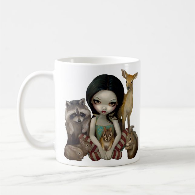 "Snow White and Her Animal Friends" Mug (Left)