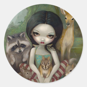 "Snow White and Her Animal Friends" Sticker