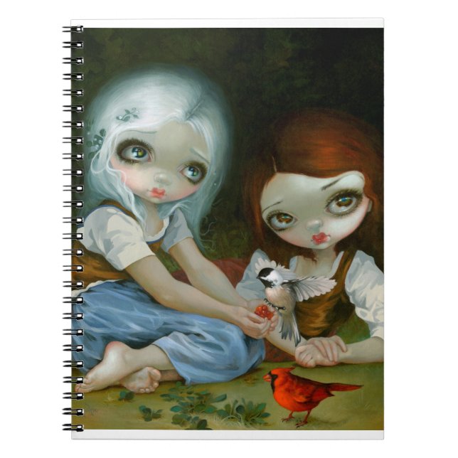 "Snow White and Rose Red" Notebook (Front)