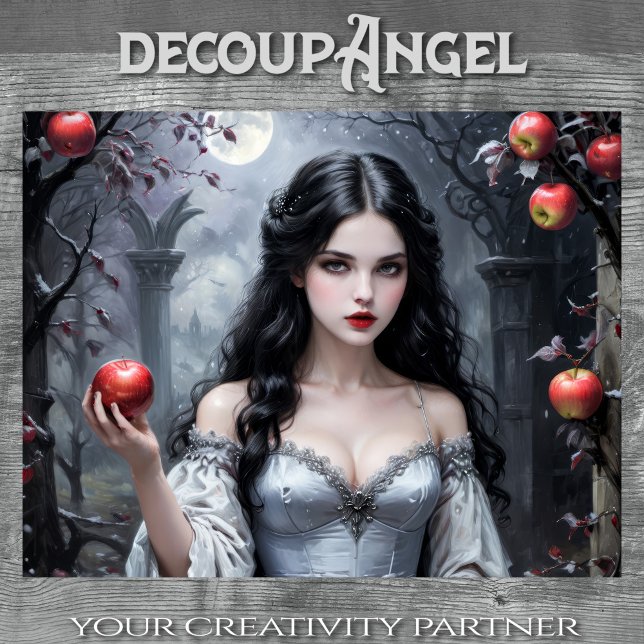 Snow White and the Apple #3 - Decoupage -  Tissue Paper (Creator Uploaded)
