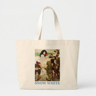 Snow White and The Seven Dwarfs Large Tote Bag