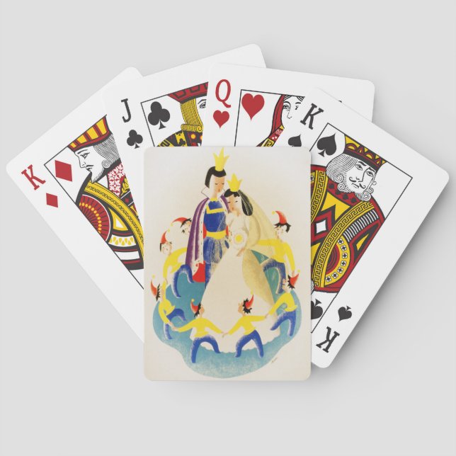 Snow White and the Seven Dwarfs Playing Cards (Back)