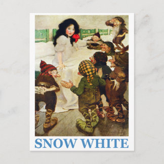 Snow White and The Seven Dwarfs Postcard