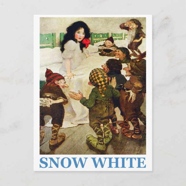 Snow White and The Seven Dwarfs Postcard (Front)