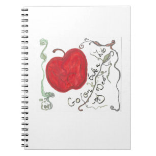 Snow White Apple Notebook