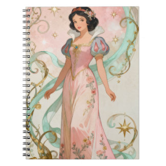 Snow White Art Nouveau Notebook