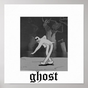 Snow white betty boop  ghost  poster