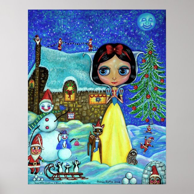 Snow White Christmas Poster (Front)