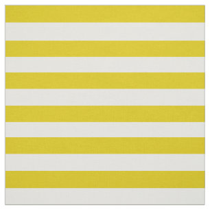 Snow white, Dark gold/yellow stipe, stripes Fabric