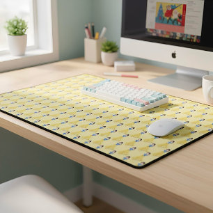 Snow White Desk Mat