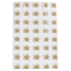 Snow White Edelweiss Holiday Gift Bag