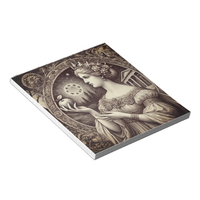 Snow White Europe Notepad (Angled)