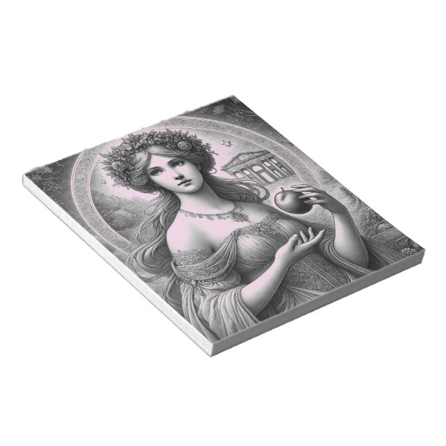 Snow White Europe Notepad (Angled)