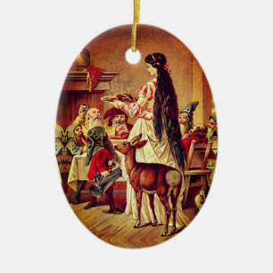 Snow White – Fairy tale – Märchen – Grimm Ceramic Tree Decoration