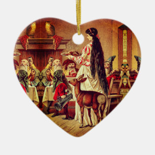 Snow White - Fairy tale - Tales - Grimm Ceramic Tree Decoration