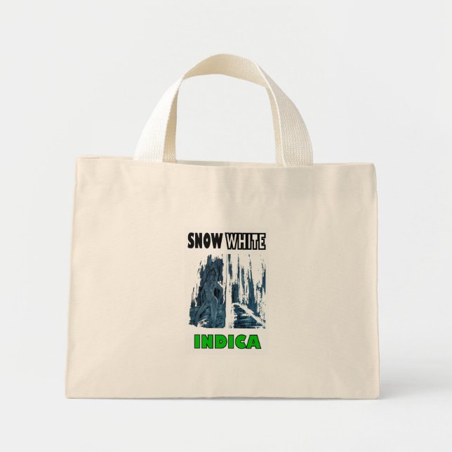 SNOW WHITE INDICA MINI TOTE BAG (Front)