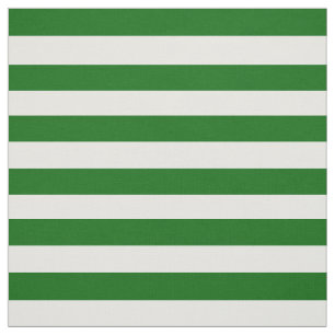 Snow white, Island green stipe, stripes Fabric