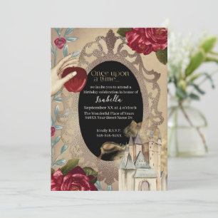 Snow White Magic Mirror Fairy Tale Invitation