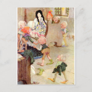 snow white postcard