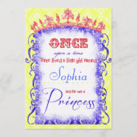 Snow White Princess Party Invitations