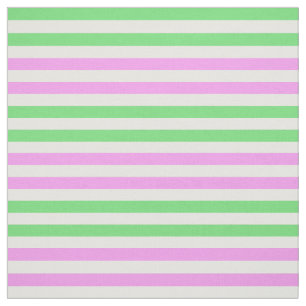 Snow white, Soft pastel green, girl pink Fabric