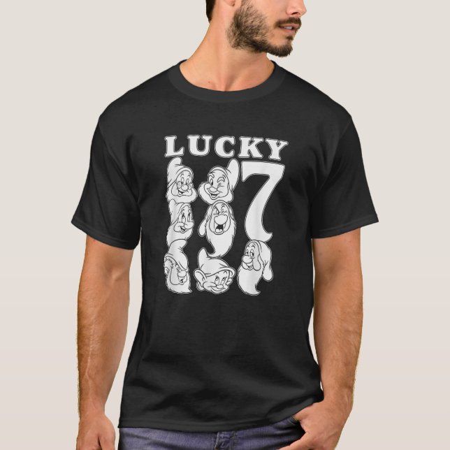 Snow White The Seven Dwarfs Lucky Seven Dwarfs  T-Shirt (Front)