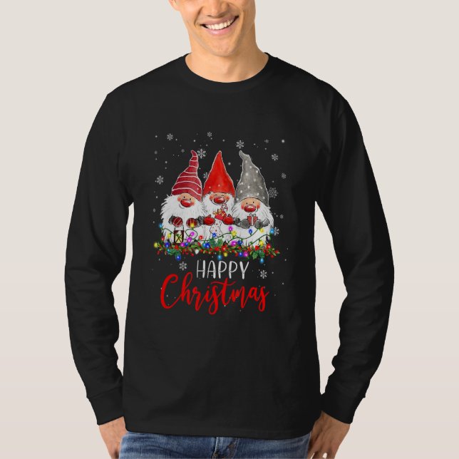 Snow White Three Dwarfs Ugly Christmas T-Shirt (Front)