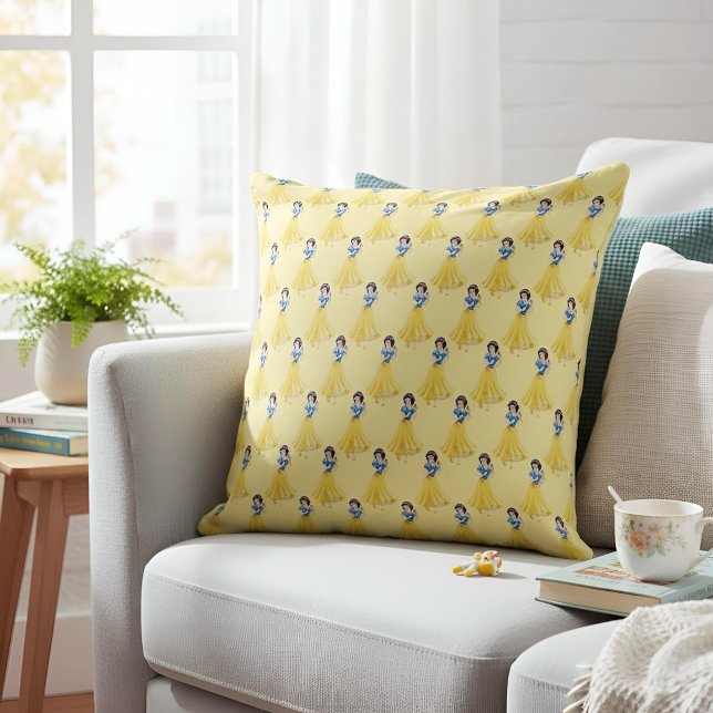 Snow White Throw Pillow (Creator Uploaded)
