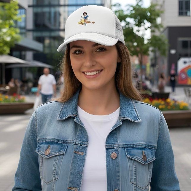 Snow White Trucker Hat (Creator Uploaded)