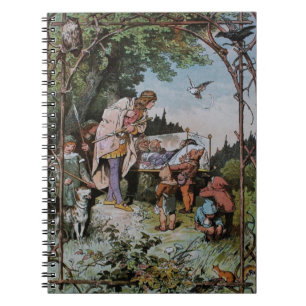 Snow White Waits to be Wakened by the Prince Notebook