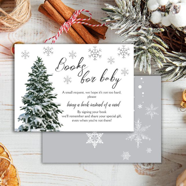Snow Winter Tree | Books for Baby Enclosure Card (Creator Uploaded)