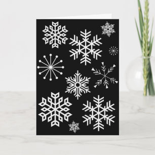 Snow Winter Wishes Christmas Holiday Card