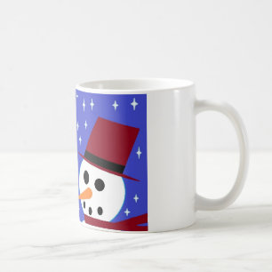 SNOW WOMAN SNOW MAN SNOW PEOPLE MUGS