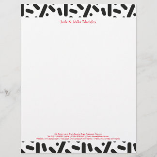 Snow Xmas Stationary and Gifts Personalized Letterhead