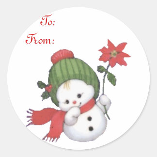 Snowbaby Gift sticker Sticker