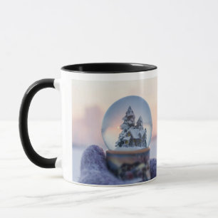Snowball Christmas tree winter snowfall  Mug